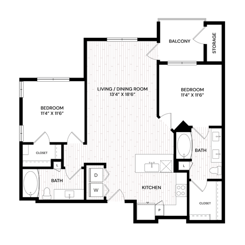 Aura Flagstaff 2D Floor Plan - B1